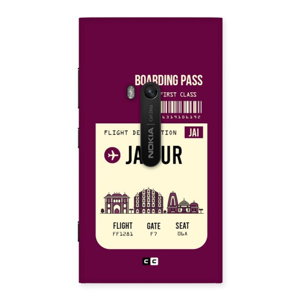 Jaipur Boarding Pass Back Case for Lumia 920