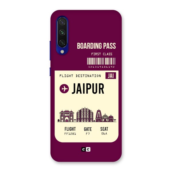 Jaipur Boarding Pass Back Case for Mi A3