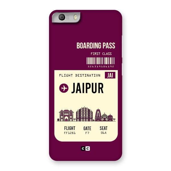 Jaipur Boarding Pass Back Case for Micromax Canvas Knight 2
