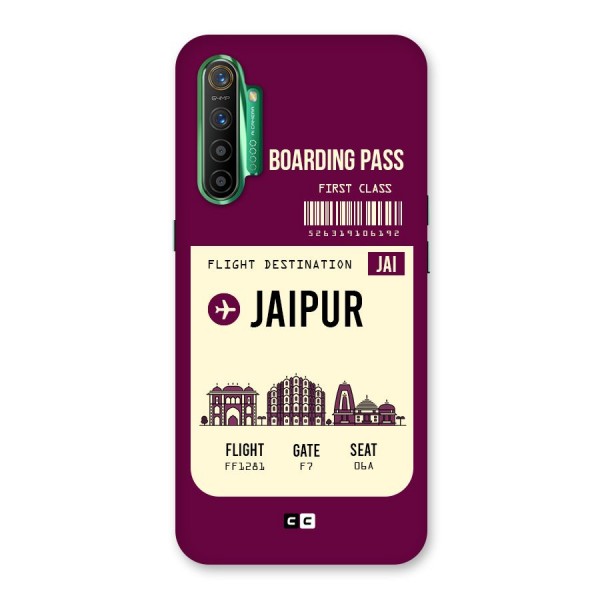 Jaipur Boarding Pass Back Case for Realme X2