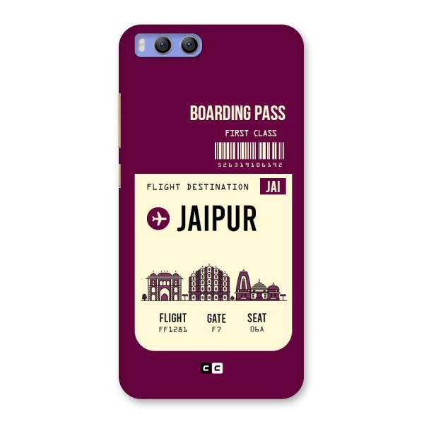 Jaipur Boarding Pass Back Case for Xiaomi Mi 6