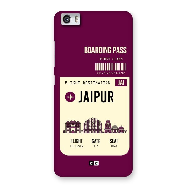 Jaipur Boarding Pass Back Case for Xiaomi Redmi Mi5