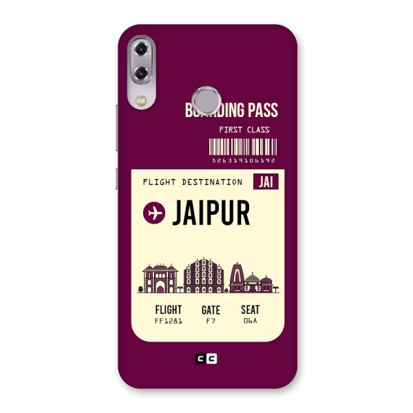 Jaipur Boarding Pass Back Case for Zenfone 5Z