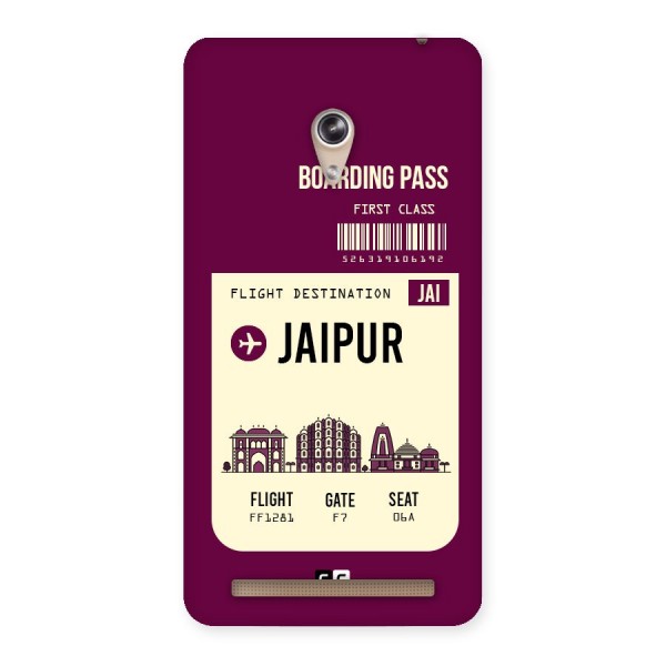Jaipur Boarding Pass Back Case for Zenfone 6