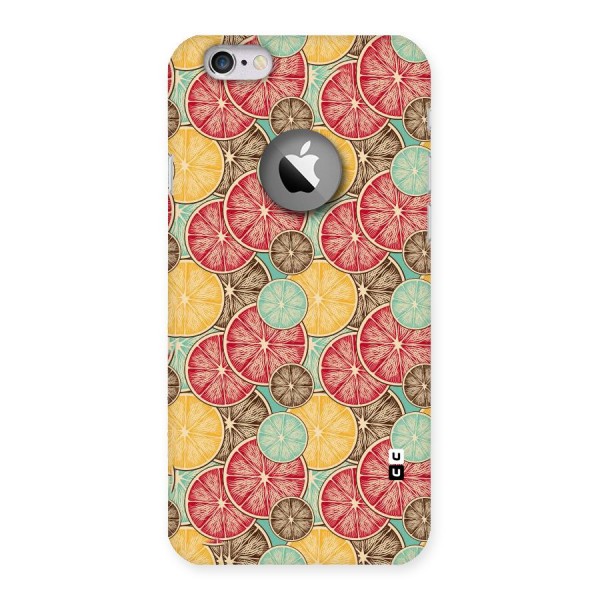 Juicy Pattern Back Case for iPhone 6 Logo Cut