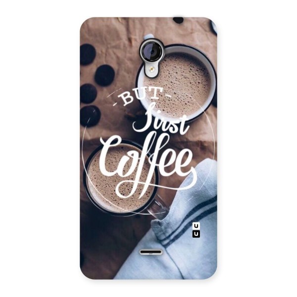 Just Coffee Back Case for Micromax Unite 2 A106