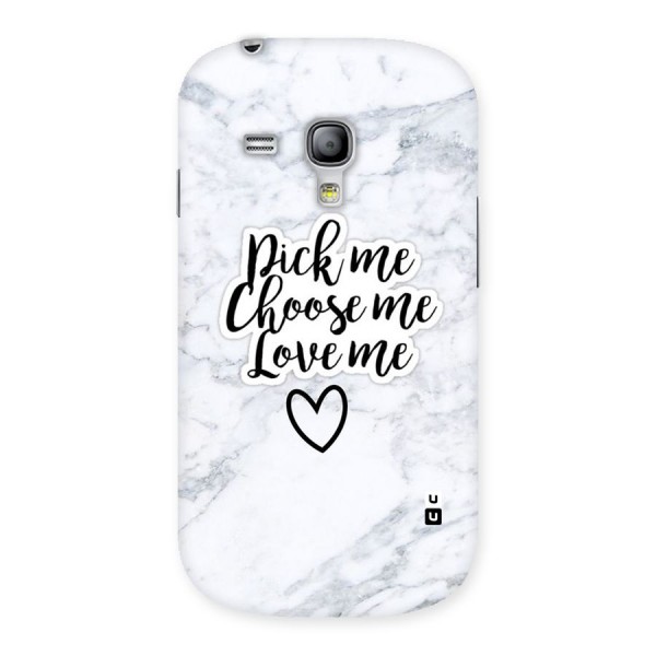 Just Me Back Case for Galaxy S3 Mini