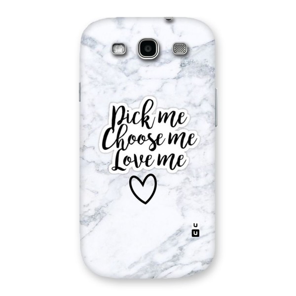 Just Me Back Case for Galaxy S3 Neo