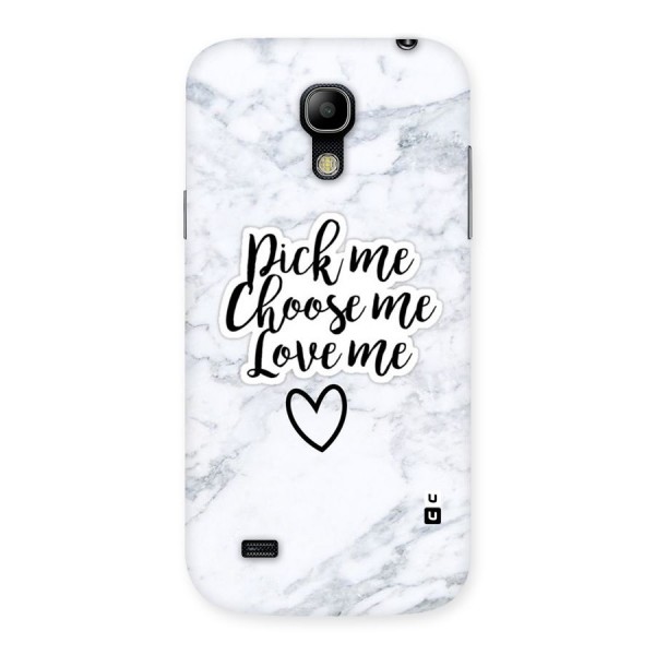 Just Me Back Case for Galaxy S4 Mini
