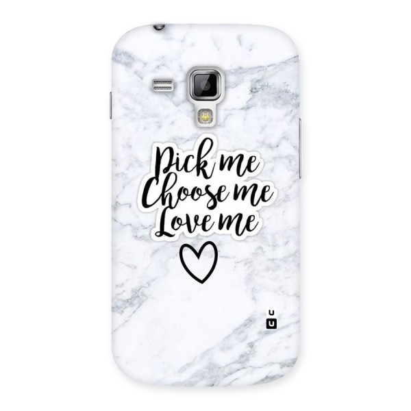 Just Me Back Case for Galaxy S Duos