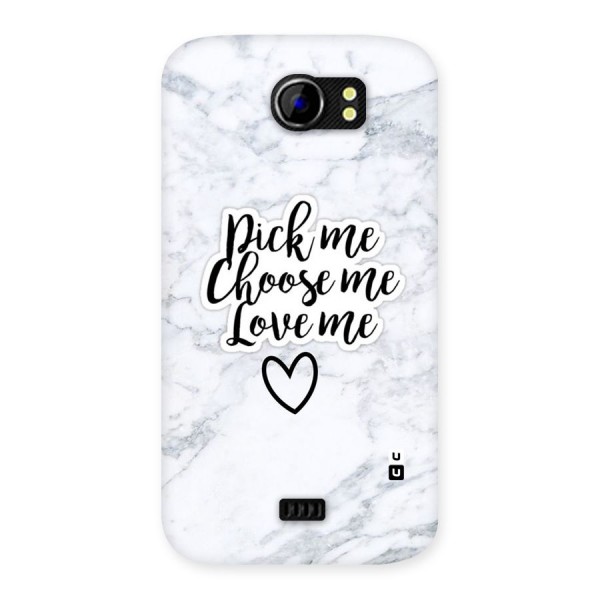 Just Me Back Case for Micromax Canvas 2 A110