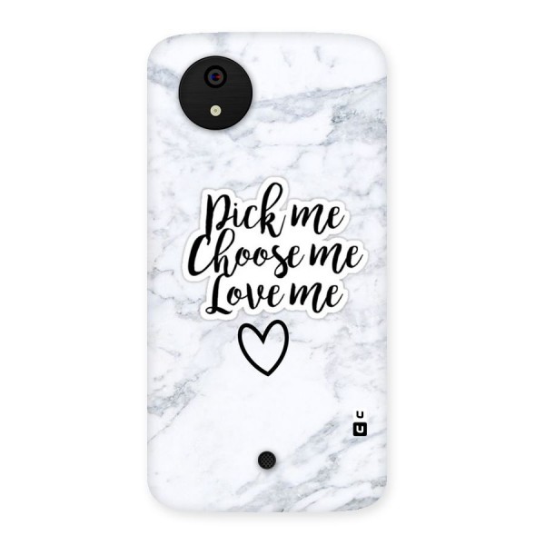 Just Me Back Case for Micromax Canvas A1