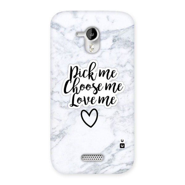 Just Me Back Case for Micromax Canvas HD A116