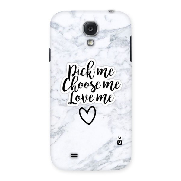Just Me Back Case for Samsung Galaxy S4