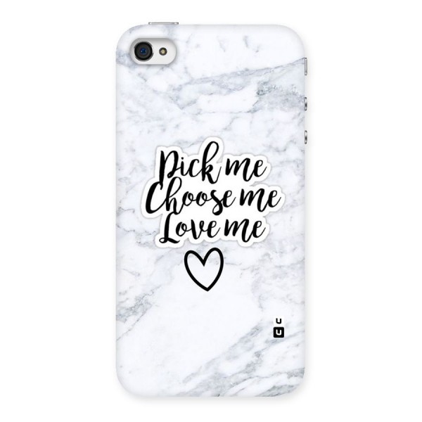 Just Me Back Case for iPhone 4 4s
