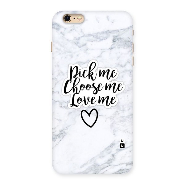 Just Me Back Case for iPhone 6 Plus 6S Plus