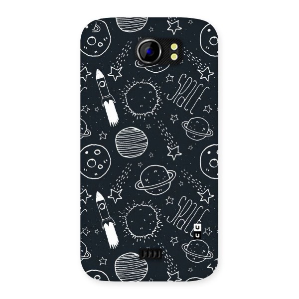 Just Space Things Back Case for Micromax Canvas 2 A110