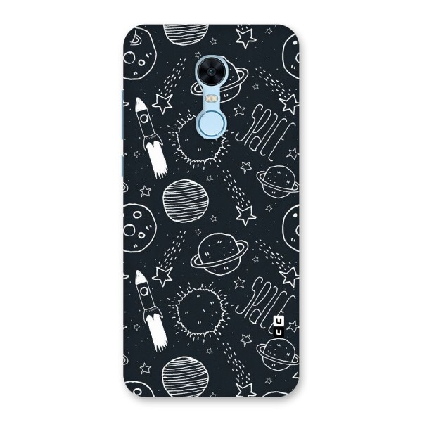 Just Space Things Back Case for Redmi Note 5