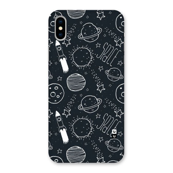Just Space Things Back Case for iPhone X