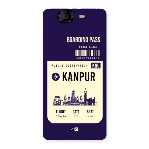 Kanpur Boarding Pass Back Case for Canvas Knight A350