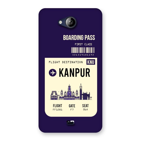 Kanpur Boarding Pass Back Case for Canvas Play Q355