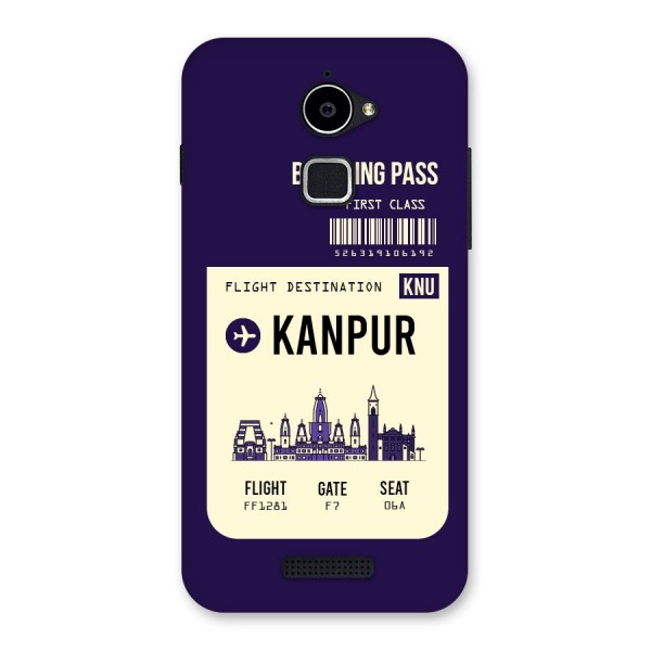 Kanpur Boarding Pass Back Case for Coolpad Note 3 Lite