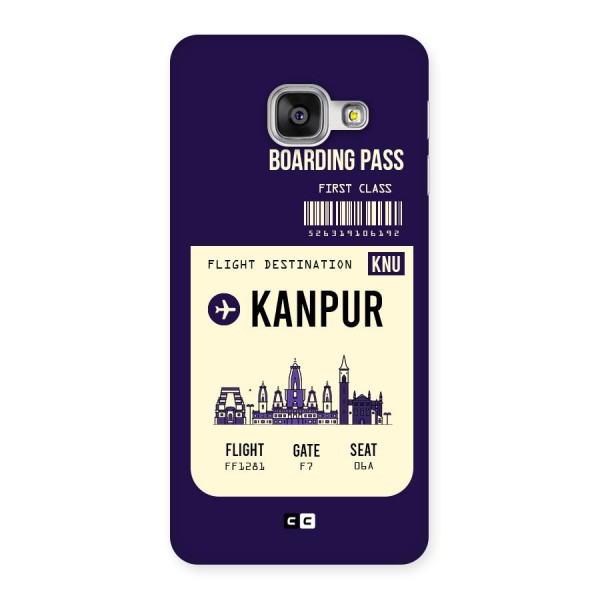 Kanpur Boarding Pass Back Case for Galaxy A3 2016