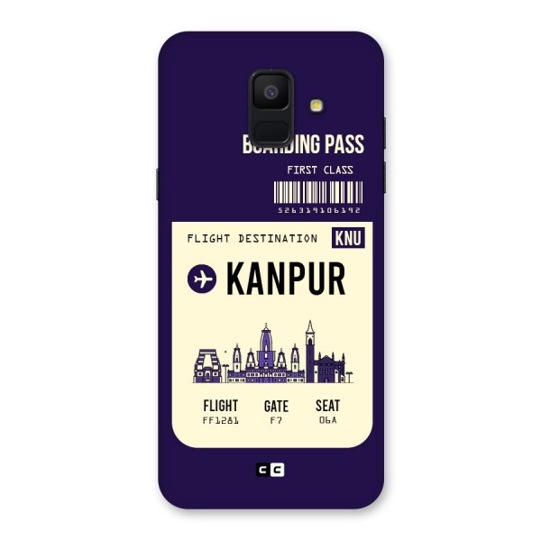Kanpur Boarding Pass Back Case for Galaxy A6 (2018)
