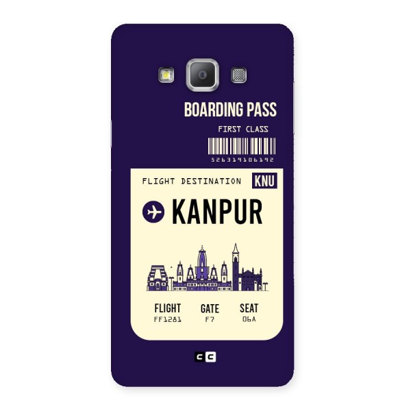 Kanpur Boarding Pass Back Case for Galaxy A7