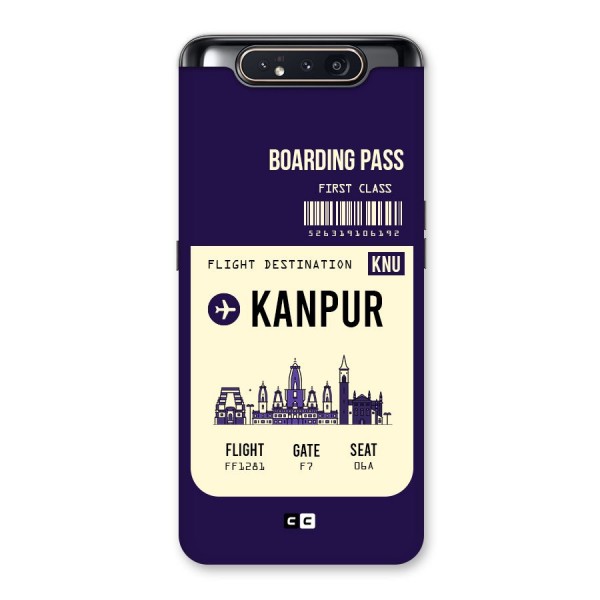 Kanpur Boarding Pass Back Case for Galaxy A80