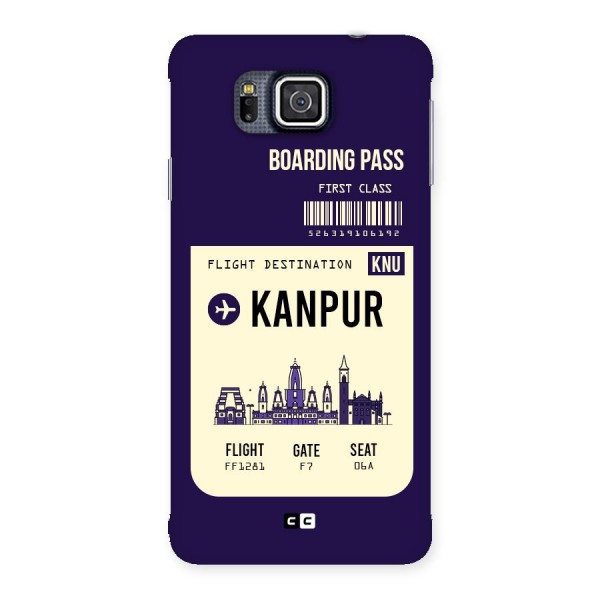Kanpur Boarding Pass Back Case for Galaxy Alpha