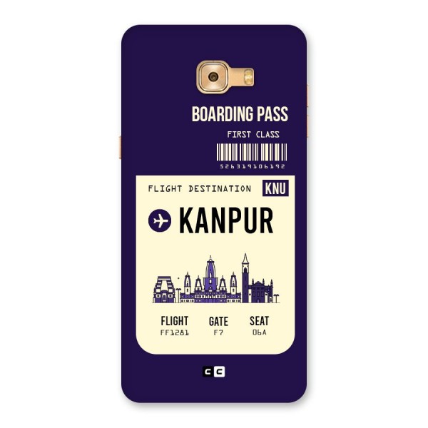 Kanpur Boarding Pass Back Case for Galaxy C9 Pro
