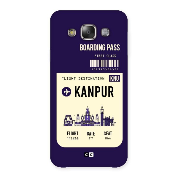 Kanpur Boarding Pass Back Case for Galaxy E7
