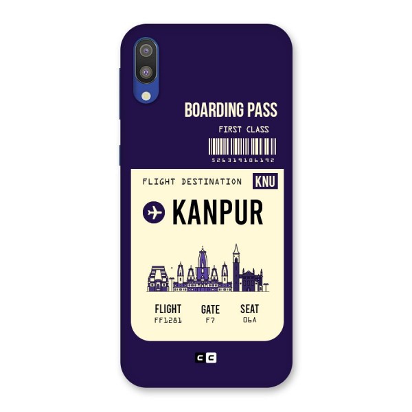 Kanpur Boarding Pass Back Case for Galaxy M10
