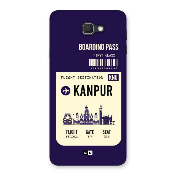 Kanpur Boarding Pass Back Case for Galaxy On7 2016