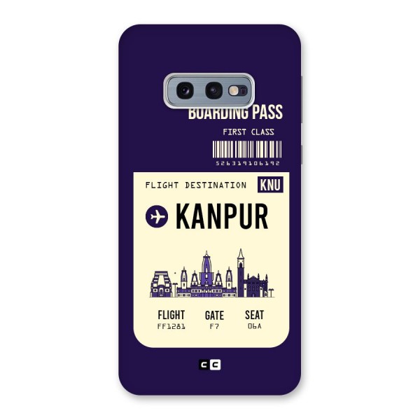 Kanpur Boarding Pass Back Case for Galaxy S10e