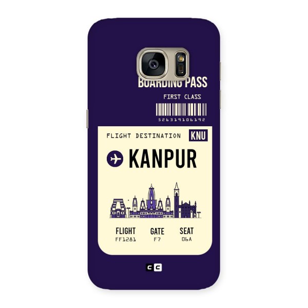 Kanpur Boarding Pass Back Case for Galaxy S7