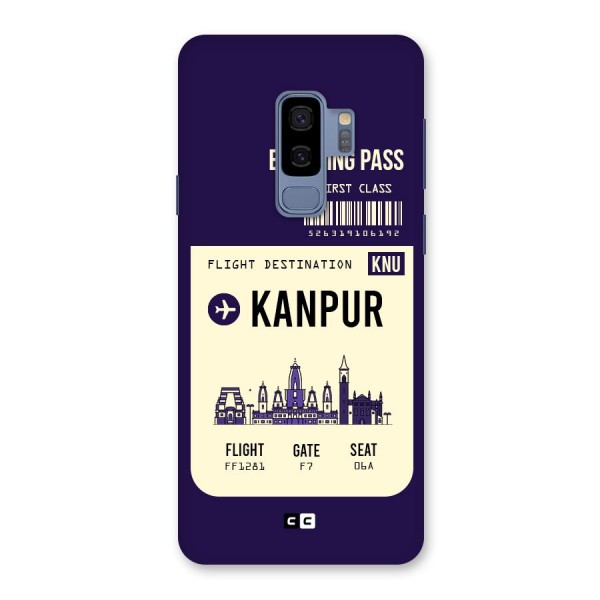 Kanpur Boarding Pass Back Case for Galaxy S9 Plus