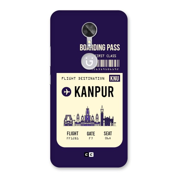 Kanpur Boarding Pass Back Case for Gionee A1