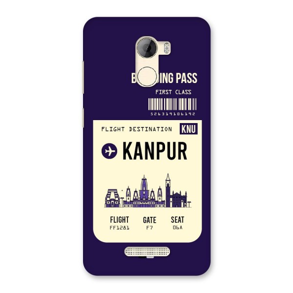 Kanpur Boarding Pass Back Case for Gionee A1 LIte