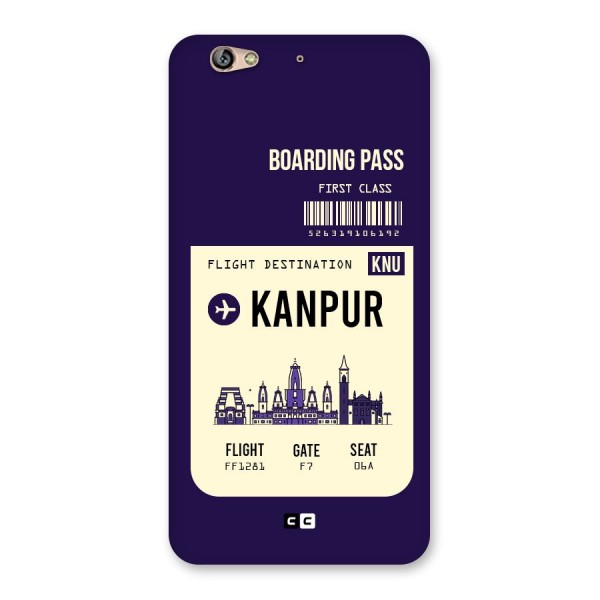 Kanpur Boarding Pass Back Case for Gionee S6