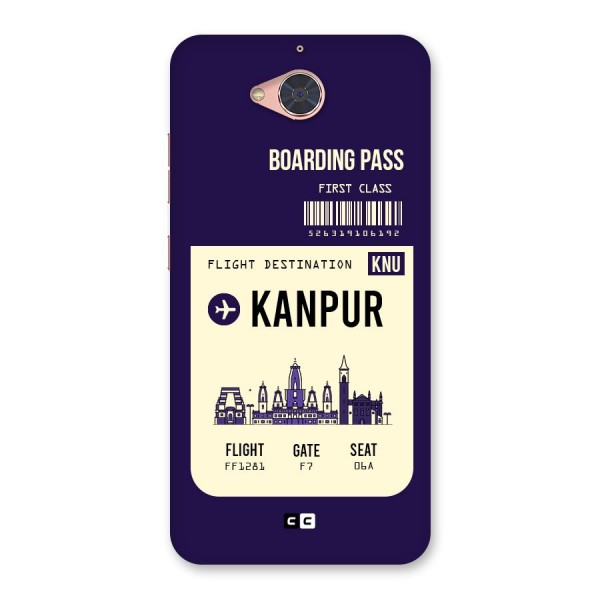 Kanpur Boarding Pass Back Case for Gionee S6 Pro