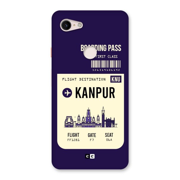 Kanpur Boarding Pass Back Case for Google Pixel 3 XL
