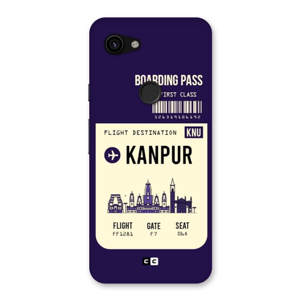 Kanpur Boarding Pass Back Case for Google Pixel 3a