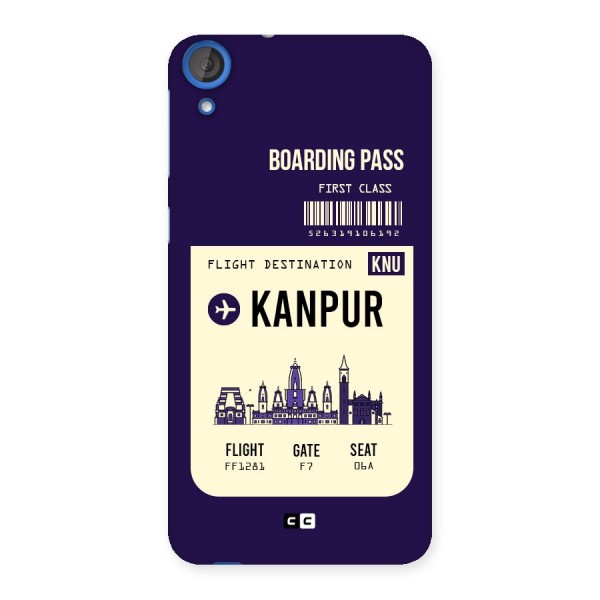 Kanpur Boarding Pass Back Case for HTC Desire 820