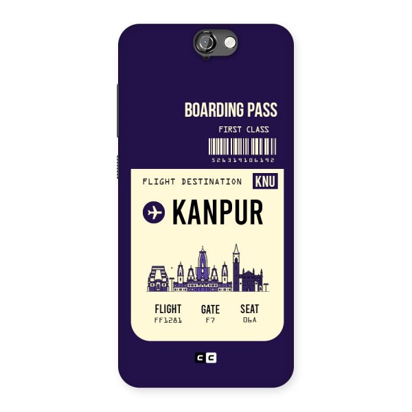 Kanpur Boarding Pass Back Case for HTC One A9