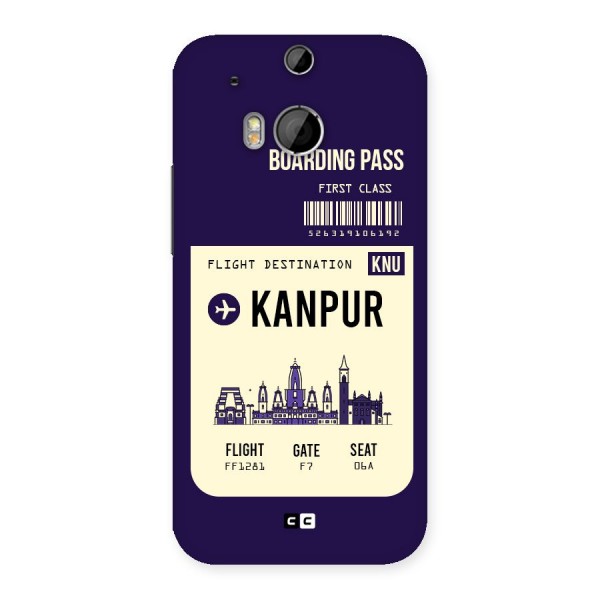 Kanpur Boarding Pass Back Case for HTC One M8