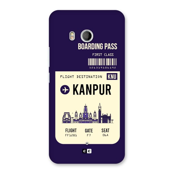 Kanpur Boarding Pass Back Case for HTC U11