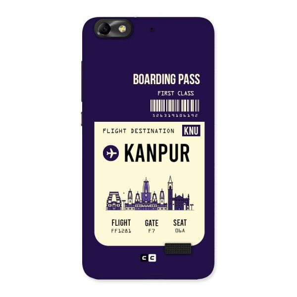 Kanpur Boarding Pass Back Case for Honor 4C