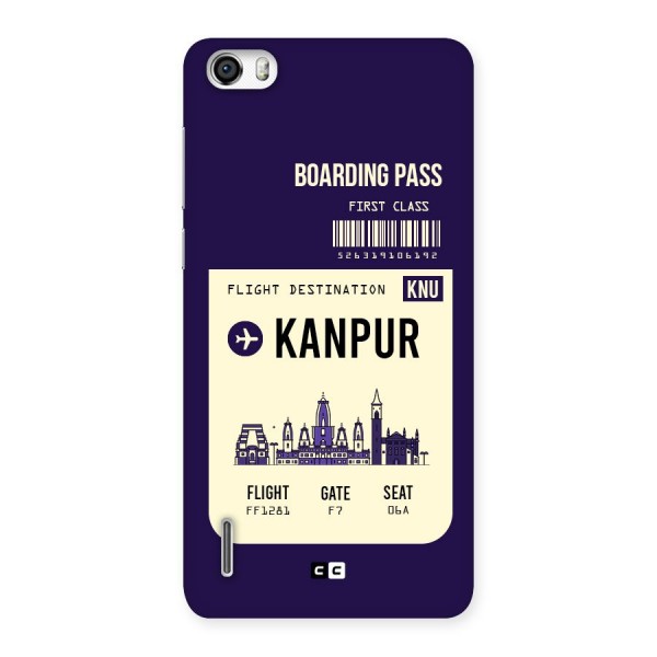 Kanpur Boarding Pass Back Case for Honor 6